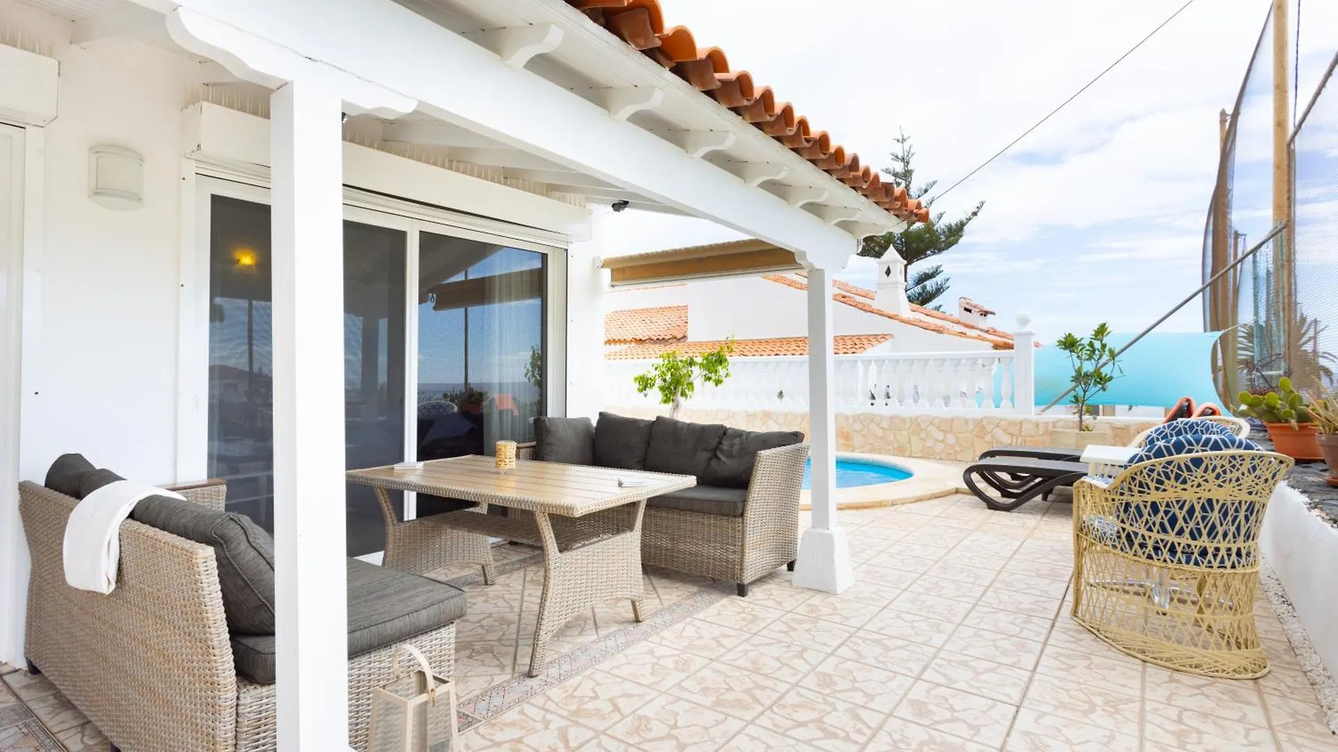 Casa Glenys Con Piscina Privada Y Vistas Al Golf Y Mar Villa San Miguel de Abona